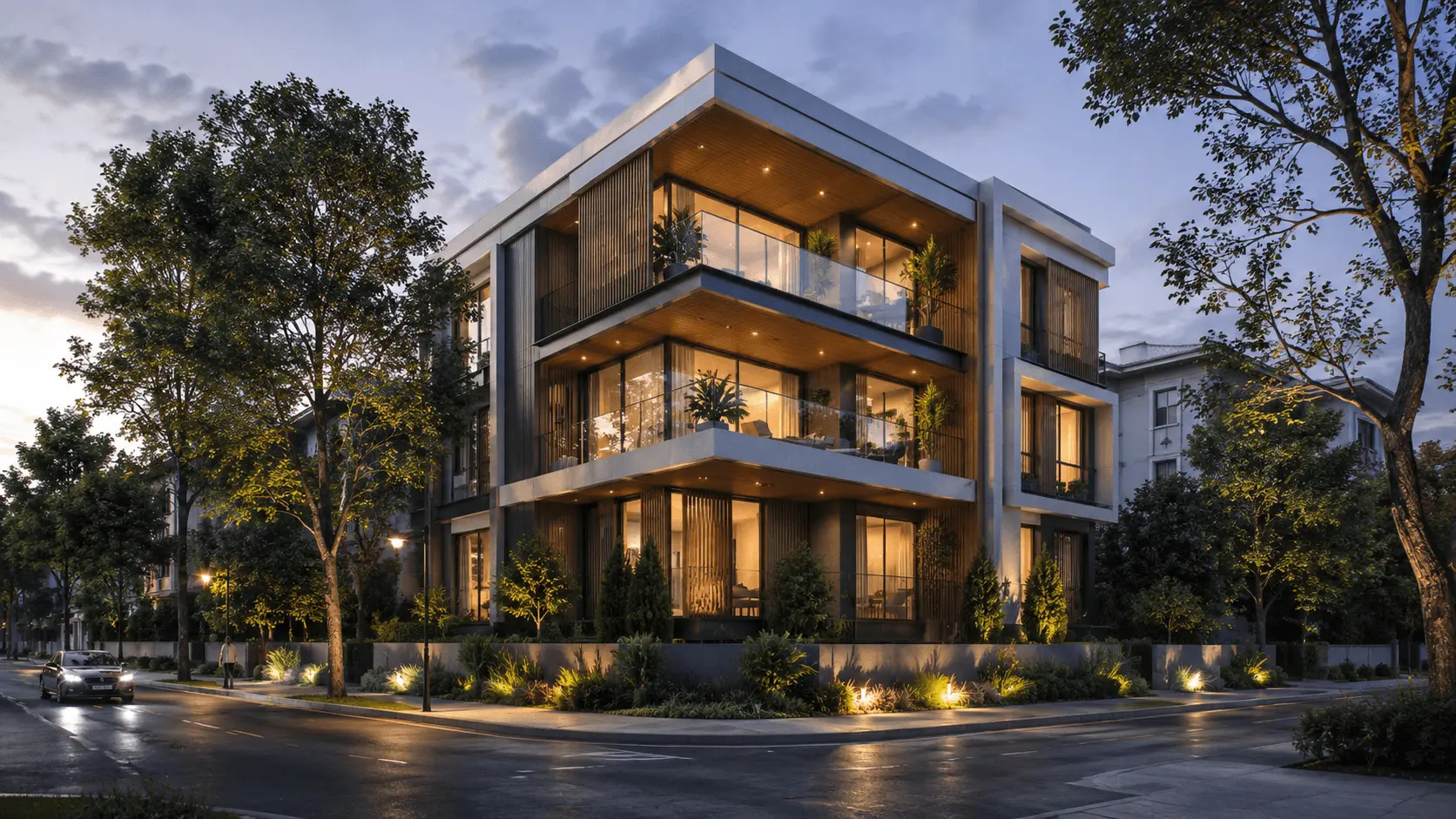 Exterior architectural render